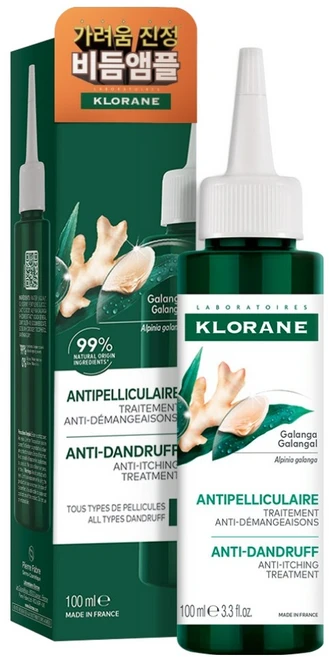 클로란 갈랑가 진저 비듬 두피 에센스 앰플 헤어토닉, 1개, 100ml - 쿠팡