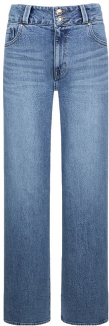 게스 여성용 테일러링 트임 와이드 데님 팬츠 YP1D6005MBL29