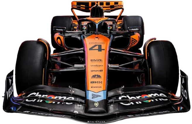 엠에스제트 키즈팡팡 1:24 맥라렌F1 MCL60, 혼합색상, 1개