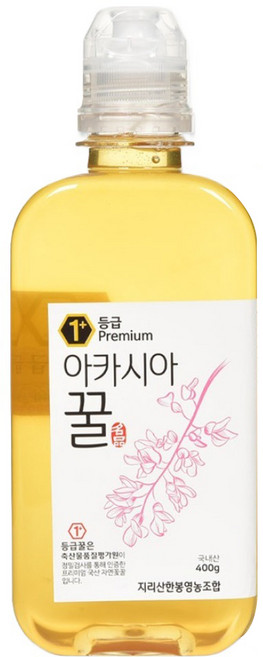 지리산한봉영농조합 1+등급 아카시아꿀, 400g, 1개