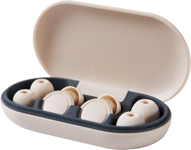 DTAudio 睡眠耳塞 EP-S1-W 米色, 1組, 1組