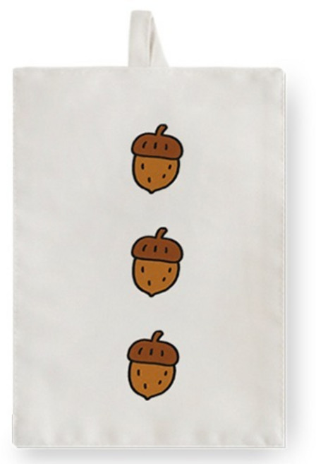 어번던스 콩콩씨의 잡화 스위치 일러스트 패브릭 콘센트 커버, 2 도토리(791111)