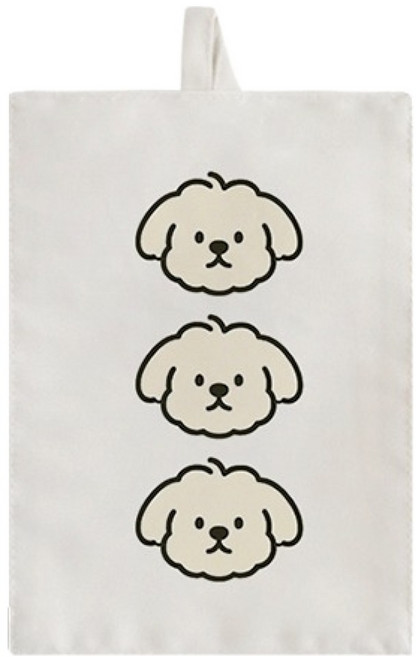 어번던스 콩콩씨의 잡화 스위치 일러스트 패브릭 콘센트 커버, 3 멍멍멍(791121)