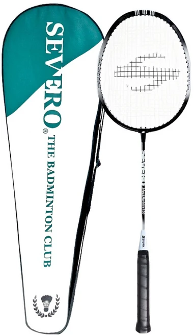 세베로 와이드바디 프레임 BNW 배드민턴 라켓 랜덤발송 + 풀커버 세트, 1세트 - 쿠팡