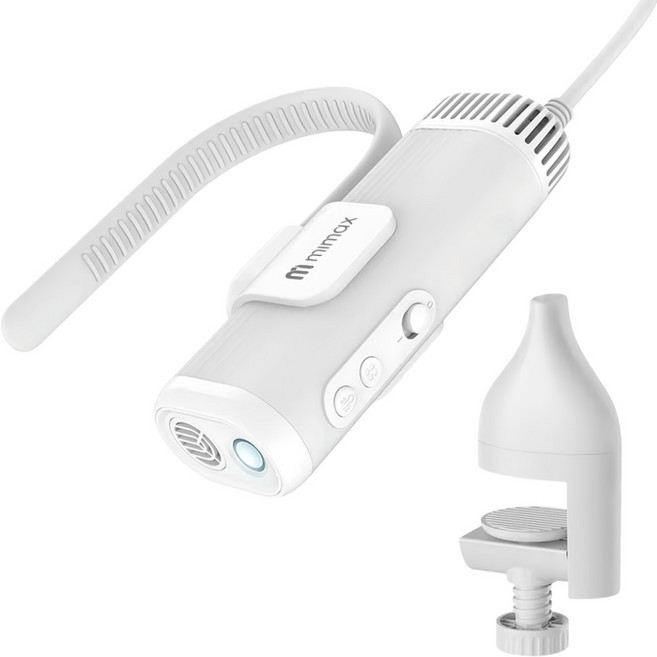 mimax 米覓 掛脖寵物吹水機, 灰白色, 1個, MX-01