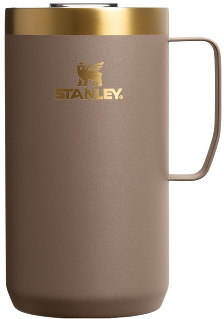 스탠리 에브리데이 캠프 머그, 에스프레소 골드, 1개, 709ml