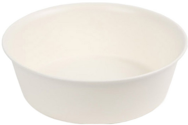 플라팜 말랑 세숫대야 중형, 화이트, 1개