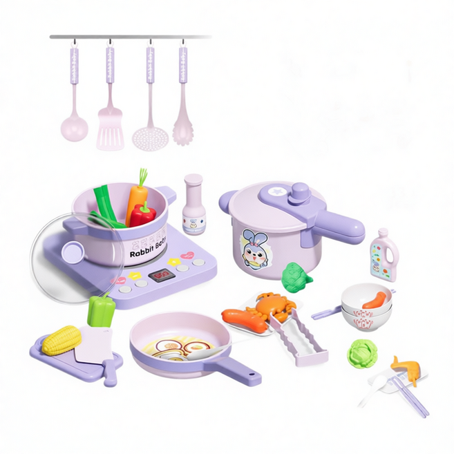 Kitchen SIMULATION SERIES Delicious FOOD 紫兔廚房, 紫色, 1套