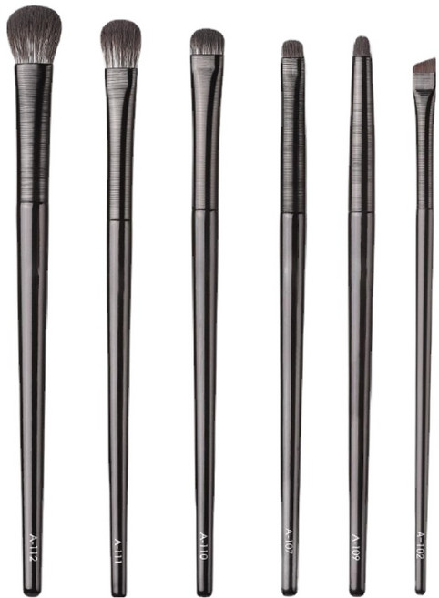 비앙티노 아이섀도우 소프트 브러시 6종 BRS275, 1개, 블랙