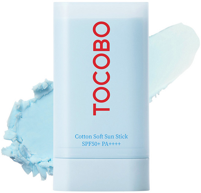 토코보 코튼 소프트 선스틱 SPF50+ PA++++, 19g, 1개