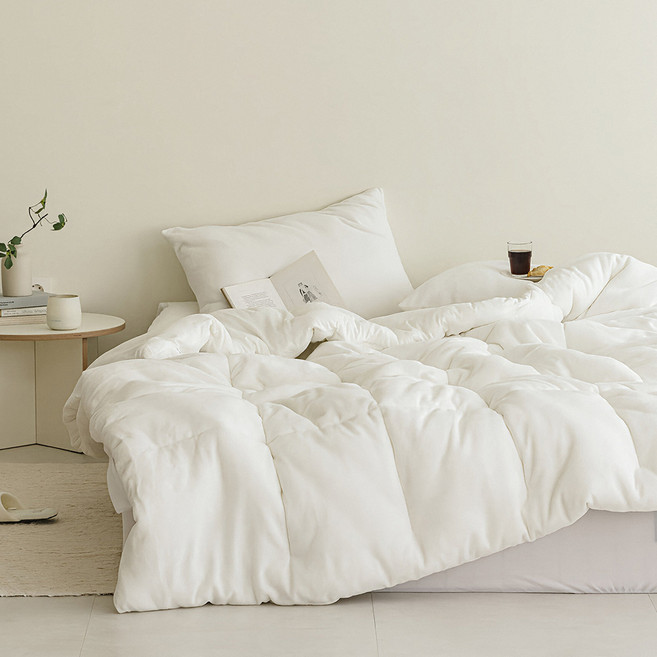 포근 웜허그 부드럽고 따뜻한 양면 극세사 차렵이불 베개커버 세트