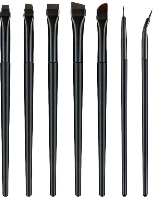 비앙티노 아이라인 눈썹 브러시 7종 BRS276, 1개, 블랙