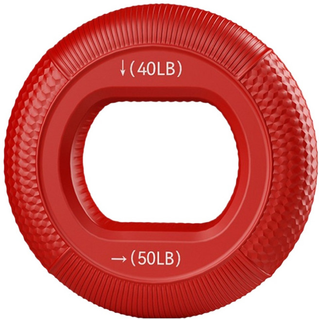 YORI CAR 優里 雙力度握力圈 40/50LB, 紅色, 1個