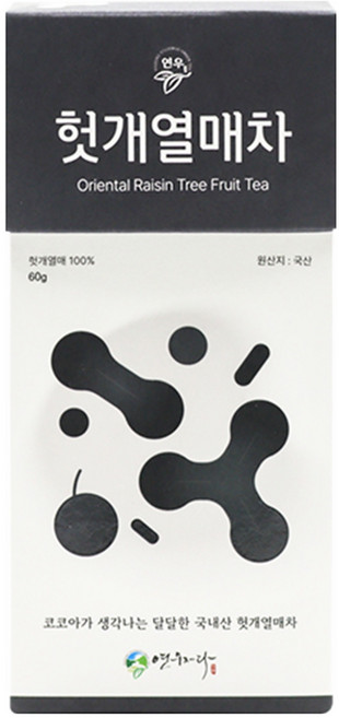 YOUNOO TEA 枳椇子茶, 60g, 1個, 1入