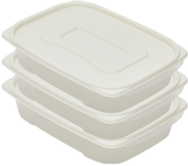 씨밀렉스 소프트킵 냉동실 전용 정리 밀폐용기, 3개, 1.3L