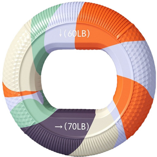 YORI CAR 優里 雙力度握力圈 60/70LB, 彩色, 1個