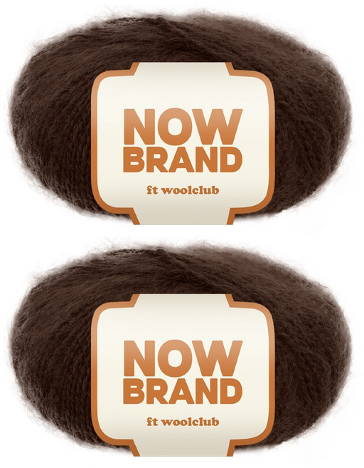 WoolClub Now Brand 高級粗細馬海毛編織線 40g, 730, 2個