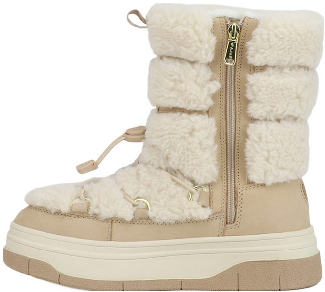 파잘 여성용 방한 털 제이니 하이 2 부츠 PJR-B01376CHK