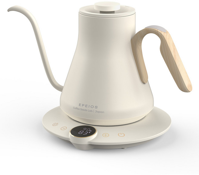 epeios Fine & Flow 手沖電熱水壺 Lite, 象牙白