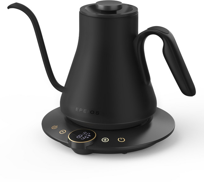 에페이오스 파인 앤 플로우 핸드드립 전기포트 Lite 퓨어 블랙