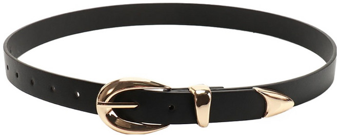 INFIOUS 女性簡約基本款腰帶