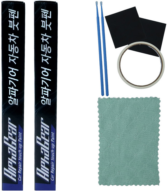 알파기어 페인트 붓펜 투명 붓펜 구성품, 아우디 LZ7S 데이토나그레이, 1개