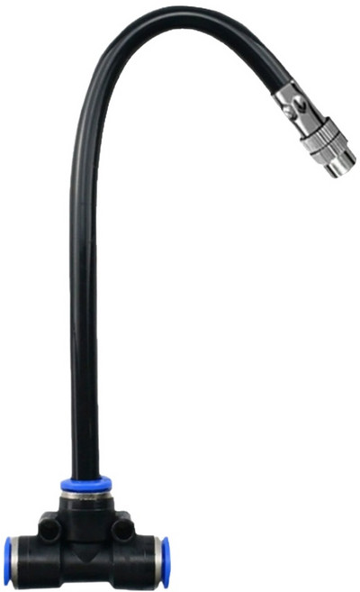 알송이 자동 물 공급 조절 가능한 플러그 분무 노즐 40cm, 블랙, 1개