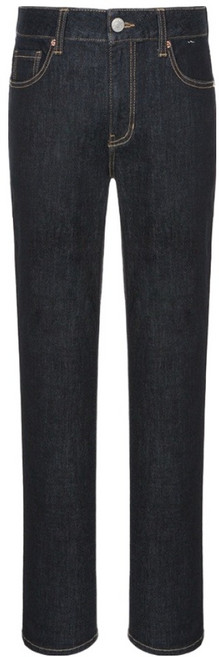 게스 남성용 원워싱 슬림 크롭 스트레이트 데님 긴바지 KP1D9104