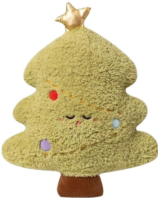 半島良品 絨毛抱枕聖誕佈置抱枕, 聖誕樹