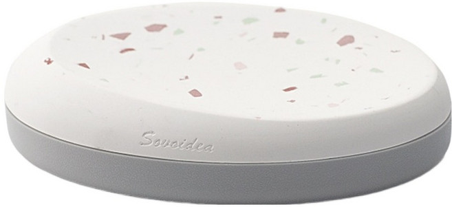 巴科傑 高級珪藻土肥皂架, 紅灰色, 1個