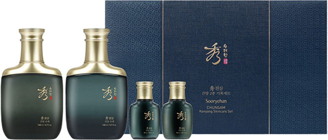 수려한 천삼 건양 화장품 2종 세트, 1세트