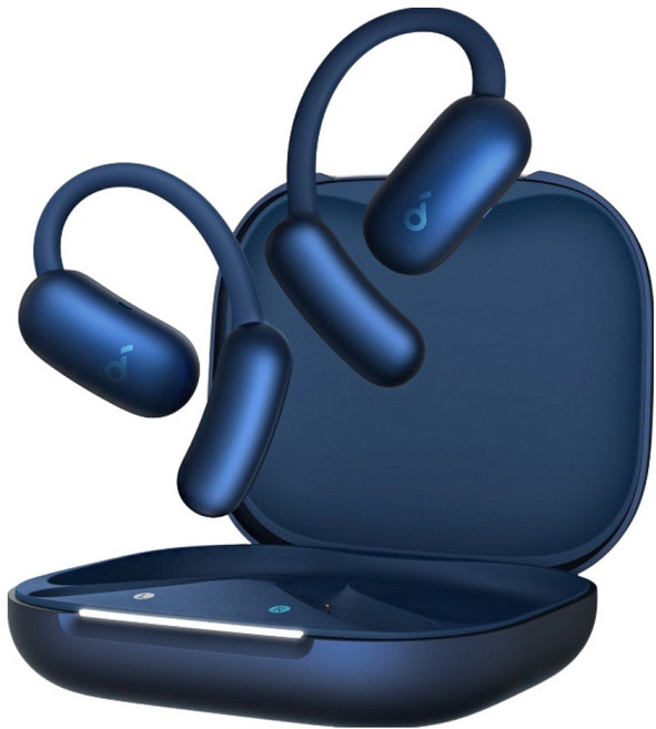soundcore AeroFit 2 AI Wireless 開放式耳掛 無線耳機 AI 翻譯功能 AI 通話降噪 IP55 Bluetooth 5.4 52H Playtime 藍色 AeroFit 2