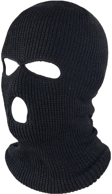 솔레르 호흡이 편한 강도 복면, 1개, 블랙