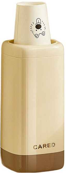 로이 벽걸이 종이컵홀더 디스펜서, 크림, 1개