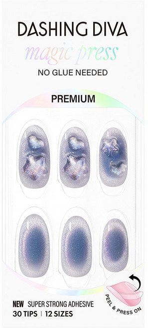 데싱디바 매직프레스 네일 아몬드, 1개, 스타홀