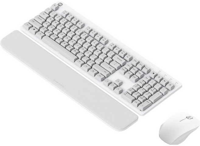 Xiaomi 小米 無線鍵鼠套組 舒適版, 白色, XMWXJSC01YM, 基礎軸