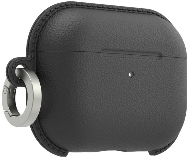 아라리 에어팟 프로3 팝스 실리콘 케이스 + 캐리비너 세트, 블랙, 1세트, AR20-02463A