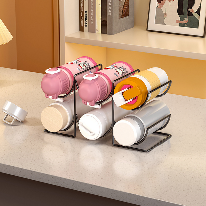 Roy 雙層隨行杯整理架, 1個, 黑色