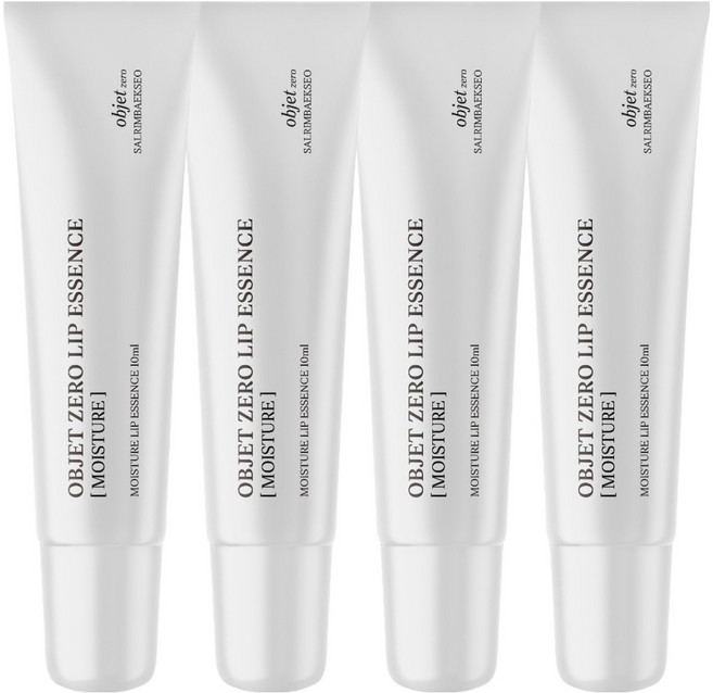 살림백서 오브제 제로 모이스처 립에센스, 4개, 10ml, 무향