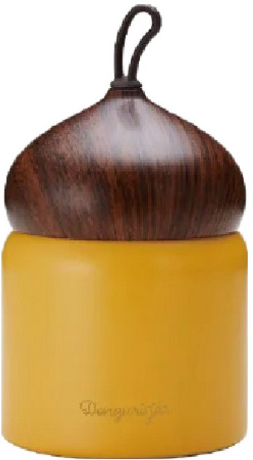 올고 도토리 푸드자 JD-33, 옐로우, 1개, 330ml