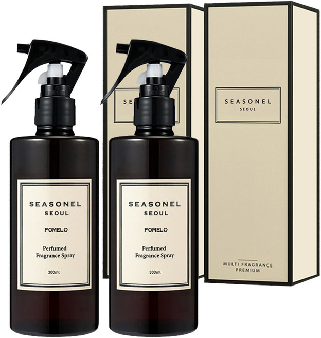 시즈넬 대용량 퍼퓸 멀티 스프레이 포멜로 향, 2개, 300ml