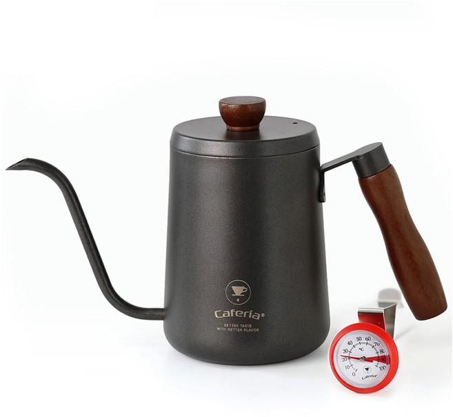 Caferia 附溫度計咖啡手沖壺 CKK1, 1個, 單品, 600ml