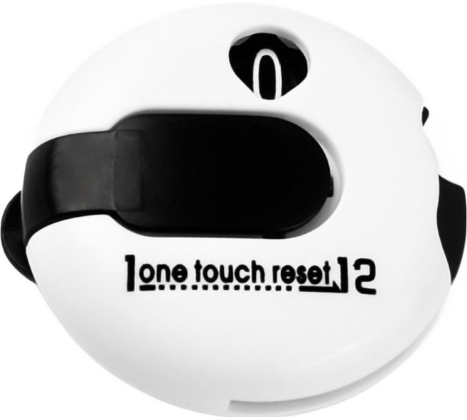 PGM Golf 高爾夫帽夾手套夾計分器 30 x 30 x 20mm PG174, 白黑色, 1個