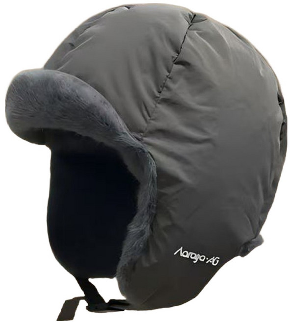 새미와함께 따뜻한 패딩 스키모자, 그레이, 1개