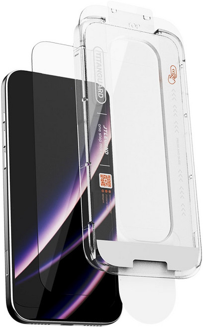 JTLEGEND Titanguard螢幕保護貼 贈快貼板, 高清, 1個