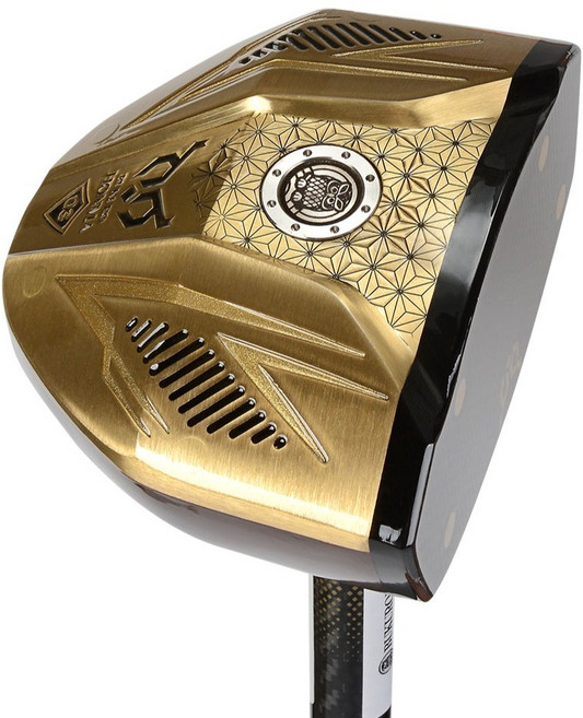 부쿠로혼마 이지퍼스트 우드 3스타 파크골프채 오른손 골드 850mm, 90도, L