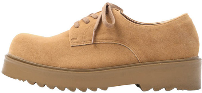 PUBLIC GARDEN 男士4孔厚底德比鞋