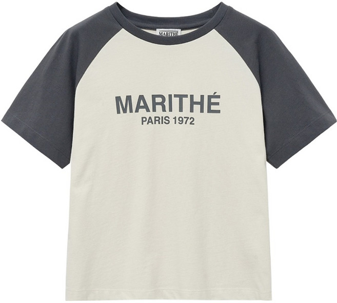 MaritheFrancoisGirbaud 女款 RAGLAN REGULAR LOGO TEE