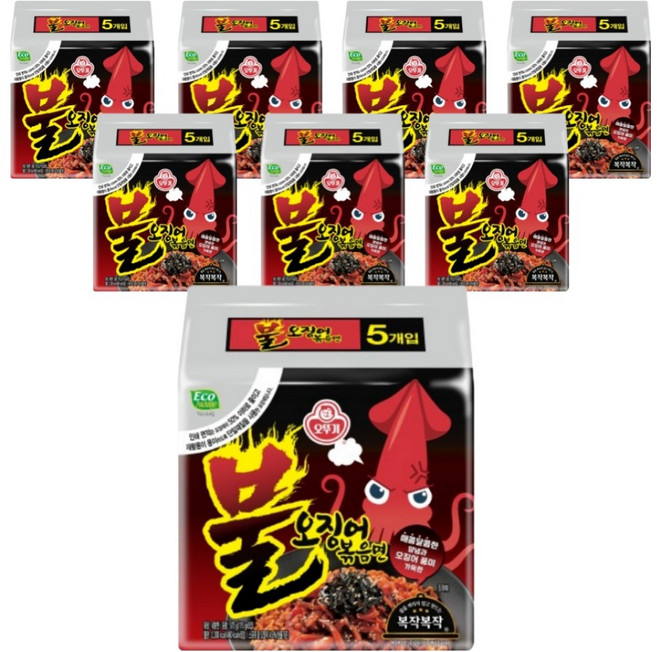 OTOKI 不倒翁 辣味魷魚炒麵 115g, 40個