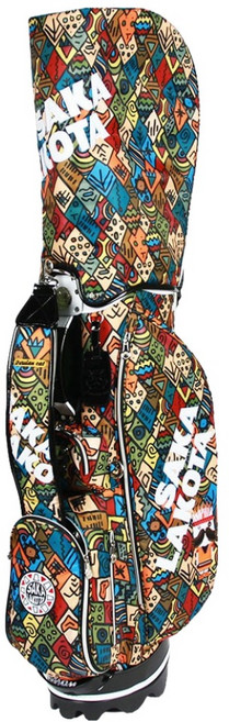 페르시안캣 사카라코타 자수 스탠드 골프 캐디백, 인디안